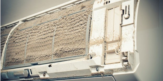 Dirty air filters a reason for AC leaking
