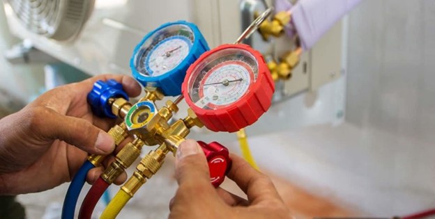 Testing, vacuuming and charging