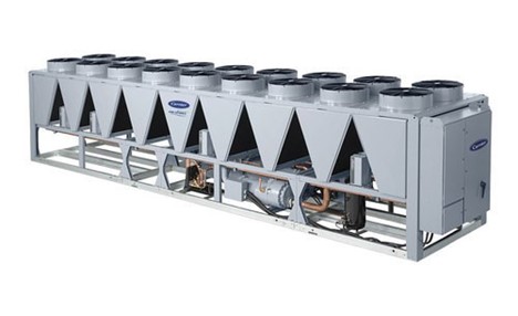 Air-cooled compression chillers